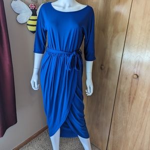 Blue tulip skirt dress